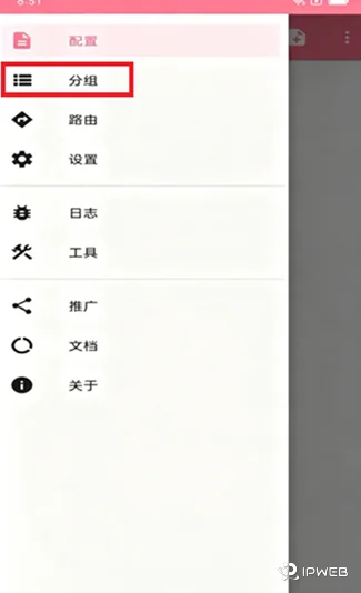 NekoBox 链式代理设置 步骤 1