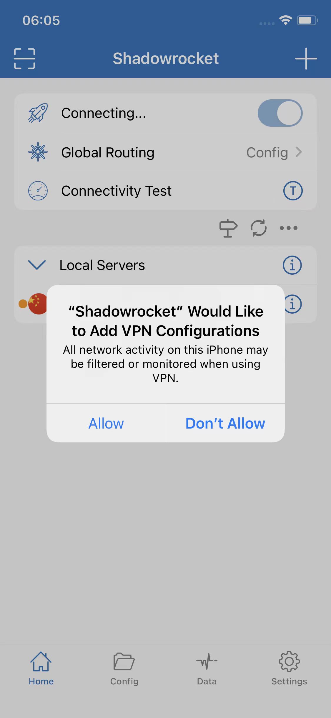 Shadowrocket 小火箭使用教程 步骤 4